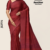Marron Handloom Silk Saree JS3775