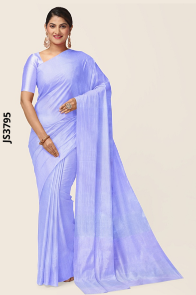 Light lavender  Handloom Silk Saree JS3795