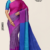 Magenta teal Handloom Silk Saree JS3803