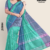 Ice Teal Green Handloom Silk Saree JS3804