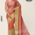 Peach coral Handloom Silk Saree JS3817