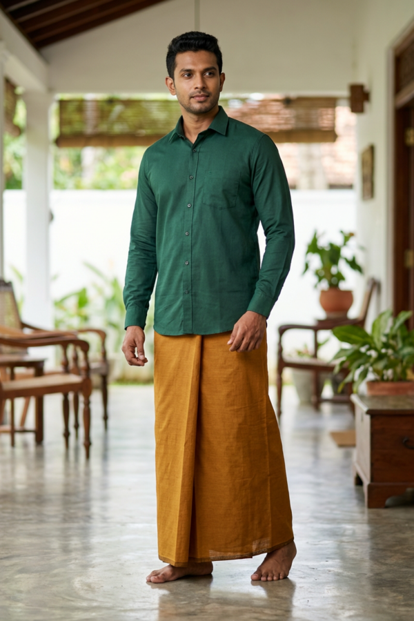 Orange SAPTA Handloom Sarong CS3003