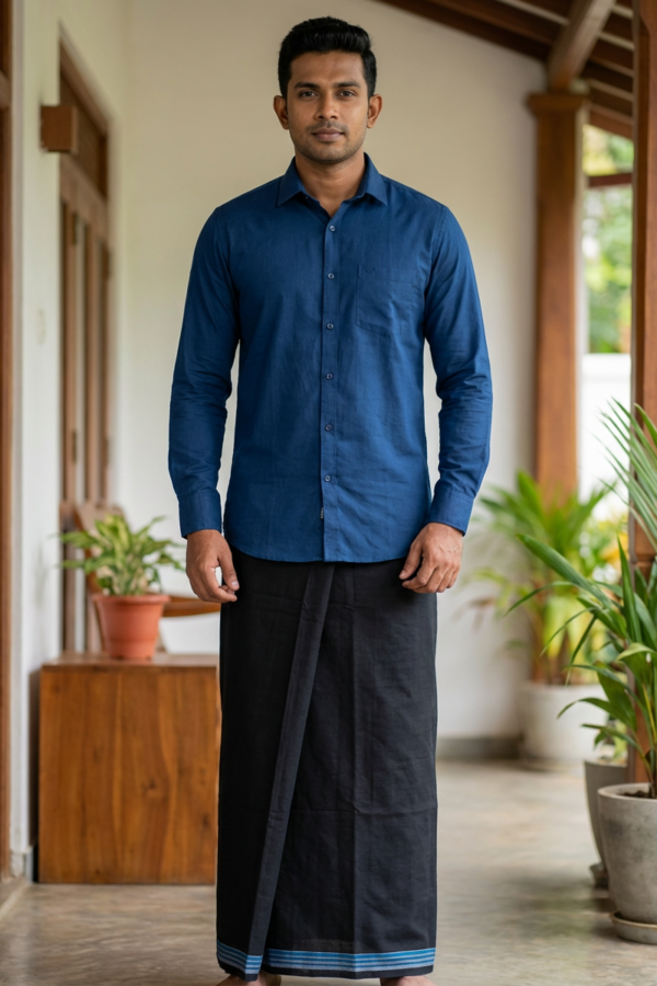 Black    SAPTHAc andloomSarong CS3944