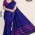 Royal Blue Handloom Silk Saree JS3720