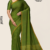 Leaf Green Handloom Silk Saree JS3773