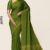 Leaf Green Handloom Silk Saree JS3773