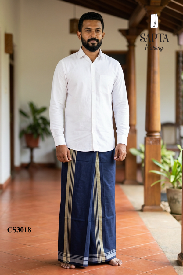 Blue Handloom SAPTA Sarong CS3018