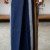 Deep blue  SAPTA Handloom Cotton Sarong CS3024