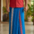 Blue SAPTA Handloom Cotton Sarong CS3073