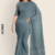 Slate Green Handloom Cotton Saree DC3565