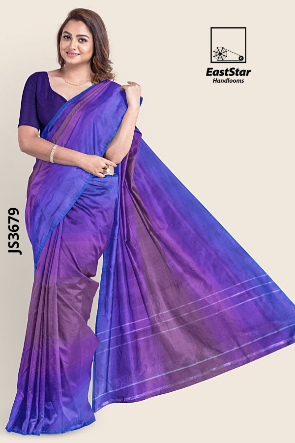 Multi Colour Handloom silk Saree JS3679
