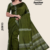 Olive Green Handloom Silk Saree JS3813