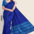 Blue Handloom silk Saree JS3815