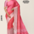 Pink gradient satin Handloom Silk Saree JS3819