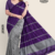 Purple Gray Handloom Silk Saree JS3825