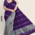 Purple Gray Handloom Silk Saree JS3825