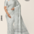 Silver Gray Handloom Silk Saree JS3843