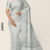 Silver Gray Handloom Silk Saree JS3843