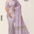 Pastel lilac Lavender Handloom silk Saree JS3846
