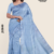 Light blue Handloom silk Saree JS3849