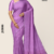 Lavender  Handloom silk Saree JS3886