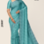 Sea Green Handloom silk Saree JS3887
