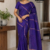 Purple Handloom Cotton Saree BC1938