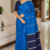 Blue Handloom Cotton Saree BC2002