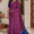 Deep Magenta  Handloom Cotton Saree BC2004