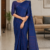 Royal Blue Handloom Cotton Saree BC2377