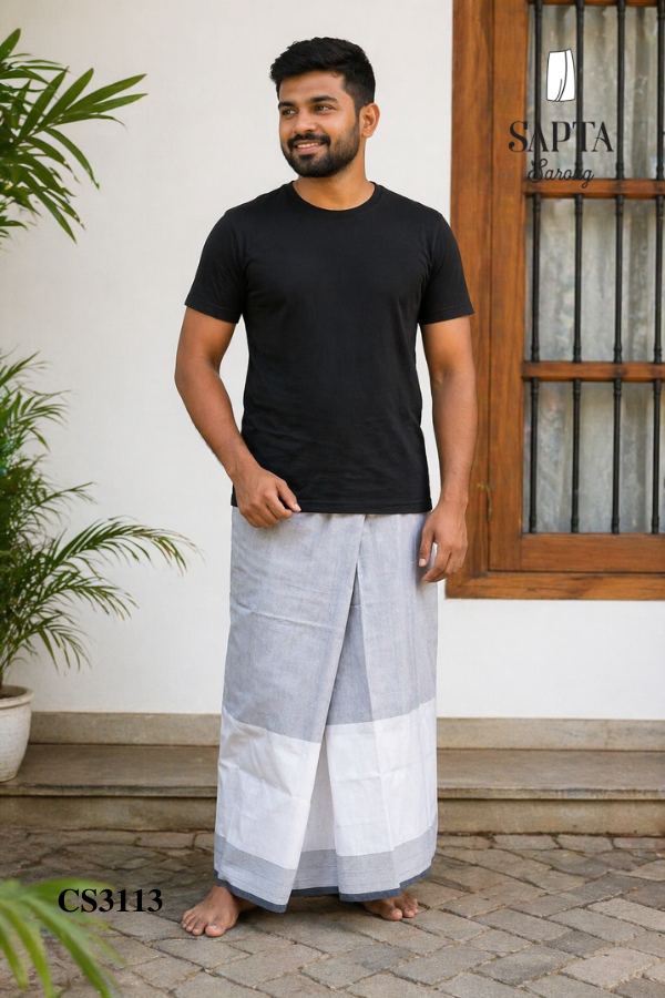 Two-Tone Handloom SAPTA Sarong CS3113