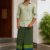 Green Base Handloom SAPTA Sarong CS3159