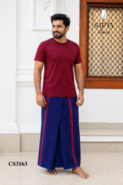 Multi Colour Handloom SAPTA Sarong CS3163