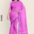 Pink  Handloom Cotton saree DC3582