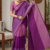 Magenta Tone  Handloom Cotton  Saree DC3590