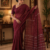 Marron Handloom Cotton Saree DC 3598