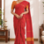Red Handloom Cotton Saree DC3601