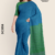 Teal Blue  Handloom Cotton saree DC3558