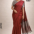 Red Handloom Silk Saree JS3784