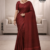 Deep Maroon Tone Handloom Silk Saree JS3835