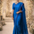 Blue  Handloom Silk Saree JS3840