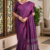 Pinkish Purple Handloom Silk Saree JS3883