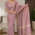 Dusty Rose Handloom Silk Saree JS3902