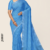 Sky Blue handloom silk Saree JS3937