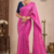 Pink  Handloom Silk Saree JS4399