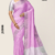 Lavender  Handloom Silk Saree JS3806