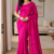 Rich Deep Pink  Handloom Cotton Saree BC1025