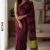 Maroon  Handloom Cotton Saree BC1345
