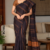 Deep Chocolate Brown Handloom Cotton Saree BC1602
