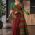 Red Handloom Cotton Saree BC1668